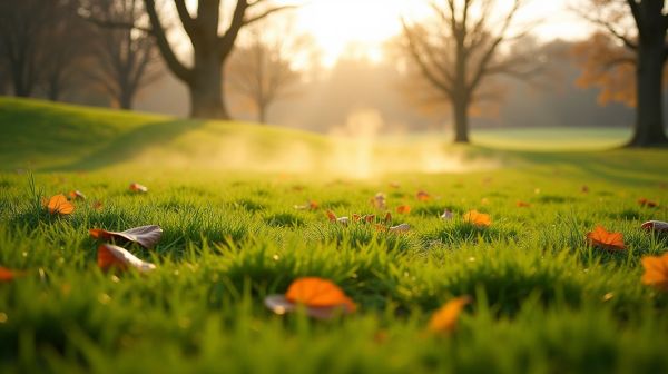 La dernière tonte de pelouse automne : un atout contre le gel