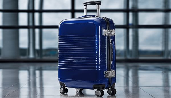 La valise Carrefour en polycarbonate, résistante et pratique pour voyages